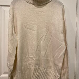 (NWOT) A New Day Cozy Cream Turtleneck Sweater